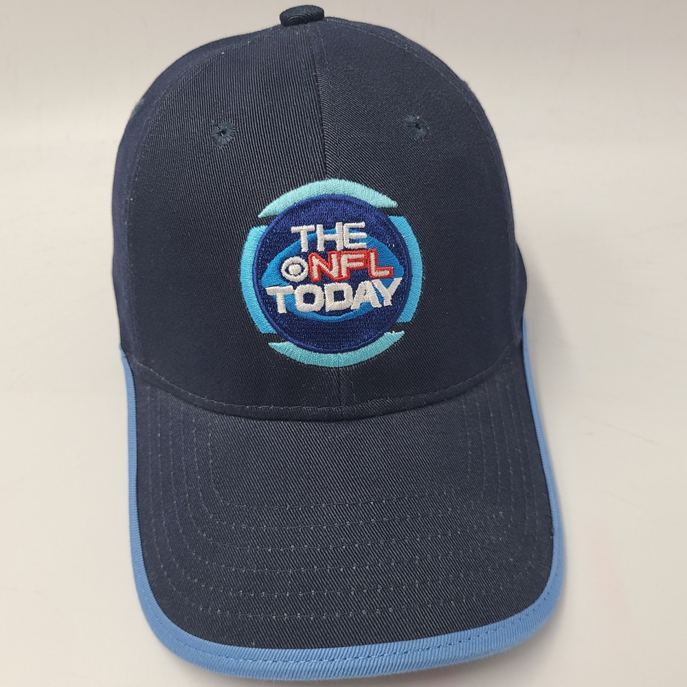 The NFL Today Hat Adjustable Columbia‎ Blue Football CBS Sports Logo Casual Men